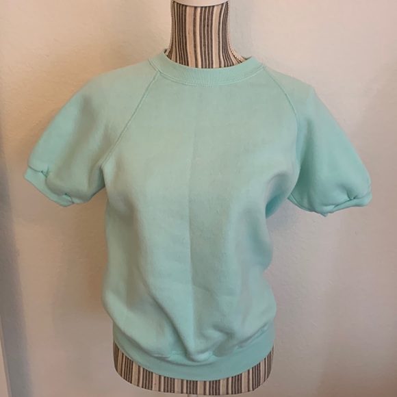 sweats and surf Tops - Vintage short sleeve sweatshirt size medium Sweats & Surf